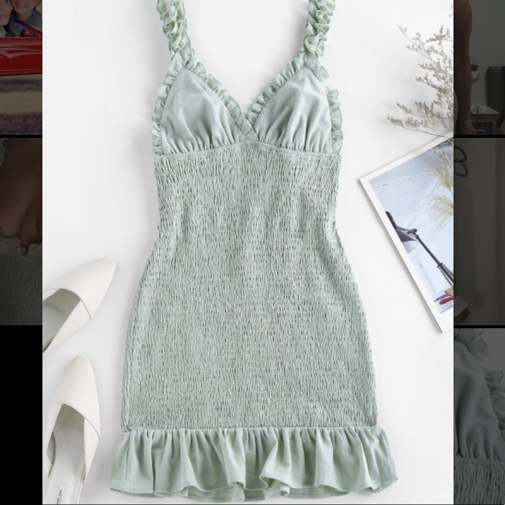 NWT - smocked dress - size small - ZAFUL